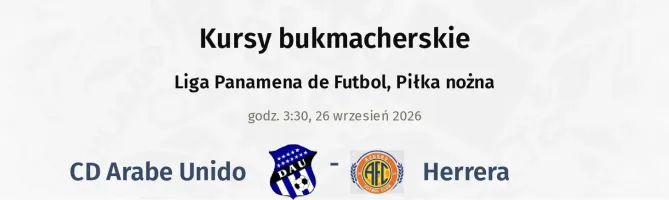 CD Arabe Unido - Herrera kursy bukmacherskie