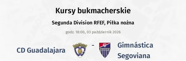 CD Guadalajara - Gimnastica Segoviana kursy bukmacherskie