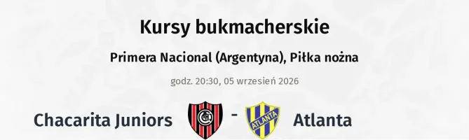 Chacarita Juniors - Atlanta kursy bukmacherskie