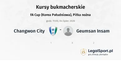 Changwon City - Geumsan Insam kursy bukmacherskie