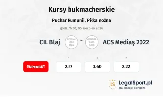 CIL Blaj - ACS Mediaş 2022 kursy bukmacherskie