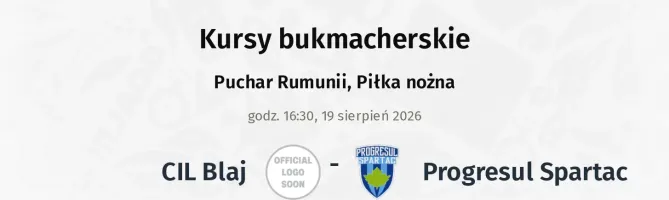 CIL Blaj - Progresul Spartac kursy bukmacherskie