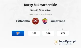 Cittadella - Lumezzane kursy bukmacherskie