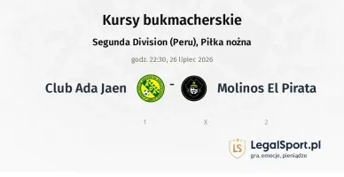 Club Ada Jaen - Molinos El Pirata kursy bukmacherskie