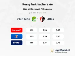 Club Leon - Atlas kursy bukmacherskie
