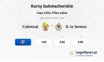 Cobresal - D. La Serena kursy bukmacherskie