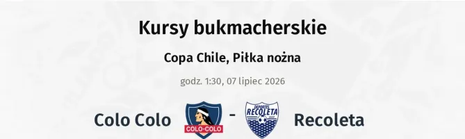 Colo Colo - Recoleta kursy bukmacherskie