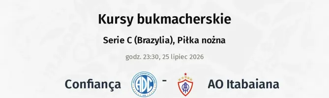 Confiança - AO Itabaiana kursy bukmacherskie