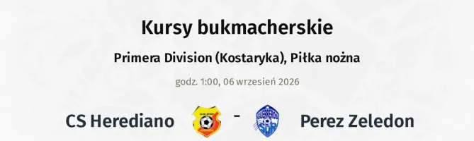 CS Herediano - Perez Zeledon kursy bukmacherskie
