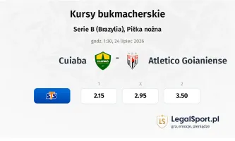 Cuiaba - Atletico Goianiense kursy bukmacherskie