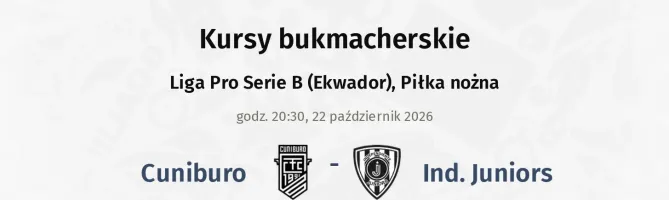 Cuniburo - Ind. Juniors kursy bukmacherskie