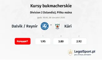 Dalvík / Reynir - Kári kursy bukmacherskie