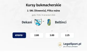 Dekani - Beltinci kursy bukmacherskie