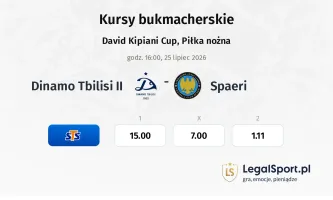 Dinamo Tbilisi II - Spaeri kursy bukmacherskie