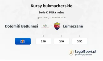 Dolomiti Bellunesi - Lumezzane kursy bukmacherskie