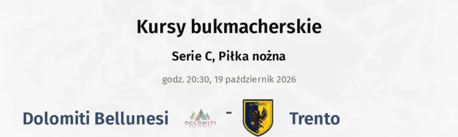 Dolomiti Bellunesi - Trento kursy bukmacherskie
