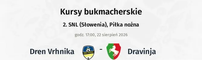 Dren Vrhnika - Dravinja kursy bukmacherskie