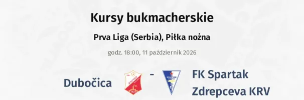 Dubočica - FK Spartak Zdrepceva KRV kursy bukmacherskie