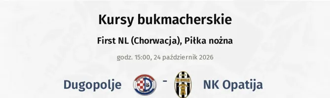 Dugopolje - NK Opatija kursy bukmacherskie