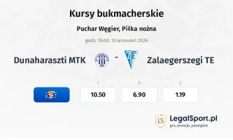 Dunaharaszti MTK - Zalaegerszegi TE kursy bukmacherskie