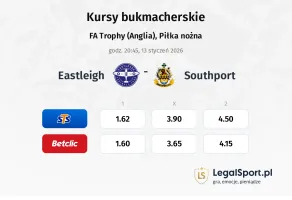 Eastleigh - Southport kursy bukmacherskie