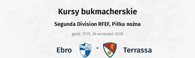 Ebro - Terrassa kursy bukmacherskie