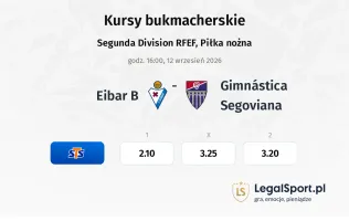 Eibar B - Gimnastica Segoviana kursy bukmacherskie