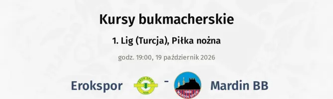 Erokspor - Mardin BB kursy bukmacherskie