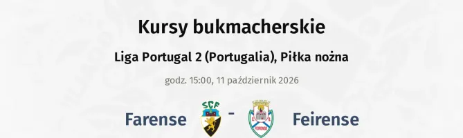 Farense - Feirense kursy bukmacherskie