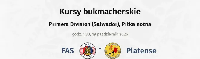 FAS - Platense kursy bukmacherskie