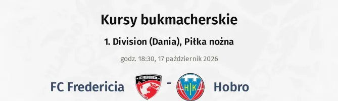 FC Fredericia - Hobro kursy bukmacherskie