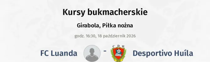 FC Luanda - Desportivo Huíla kursy bukmacherskie