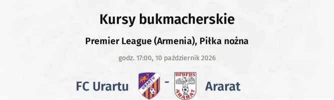 FC Urartu - Ararat kursy bukmacherskie