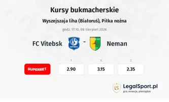 FC Vitebsk - Neman kursy bukmacherskie