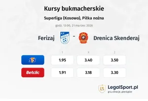 Ferizaj - Drenica Skënderaj kursy bukmacherskie