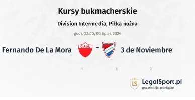 Fernando De La Mora - 3 de Noviembre kursy bukmacherskie