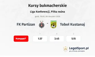 FK Partizan - Toboł Kustanaj kursy bukmacherskie