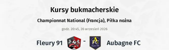 Fleury 91 - Aubagne kursy bukmacherskie