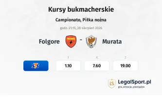 Folgore - Murata kursy bukmacherskie