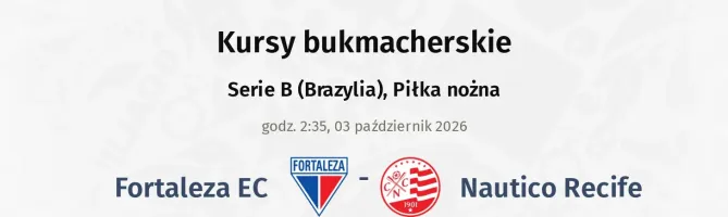 Fortaleza EC - Nautico Recife kursy bukmacherskie