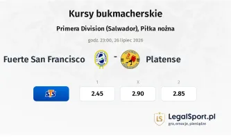 Fuerte San Francisco - Platense kursy bukmacherskie