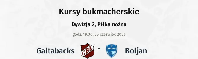 Galtabacks - Böljan kursy bukmacherskie