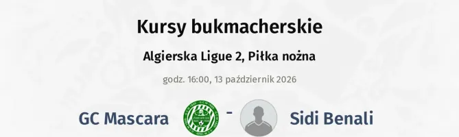 GC Mascara - Sidi Benali kursy bukmacherskie