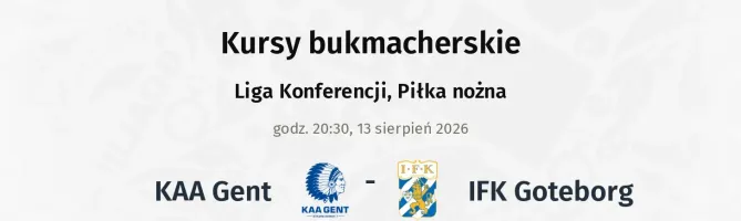 Gent - IFK Goteborg kursy bukmacherskie