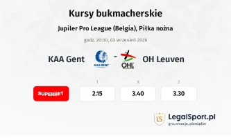 Gent - OH Leuven kursy bukmacherskie