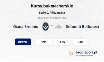 Giana Erminio - Dolomiti Bellunesi kursy bukmacherskie