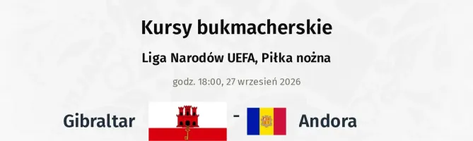 Gibraltar - Andora kursy bukmacherskie