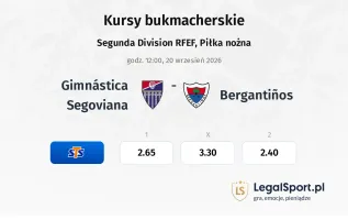 Gimnastica Segoviana - Bergantiños kursy bukmacherskie
