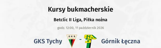 GKS Tychy - Górnik Łęczna kursy bukmacherskie