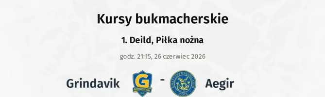 Grindavik - Ægir kursy bukmacherskie